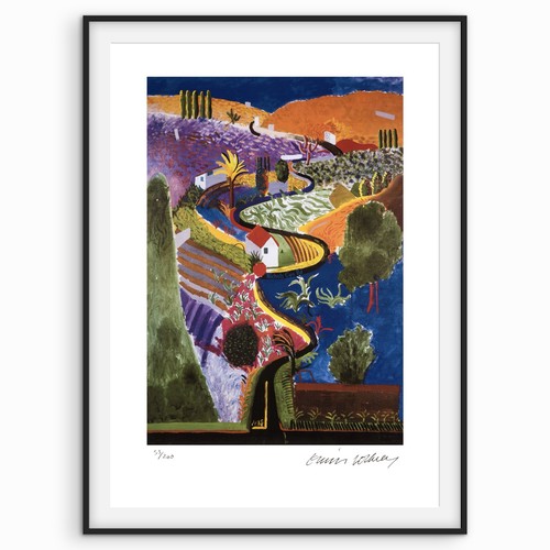 David hockney signed - signed,
