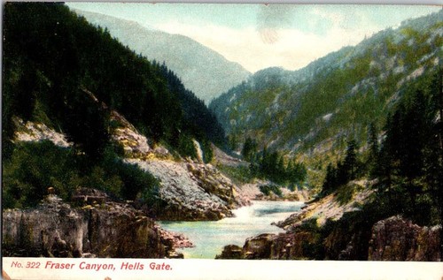 Boston bar postcard fraser - bc,
