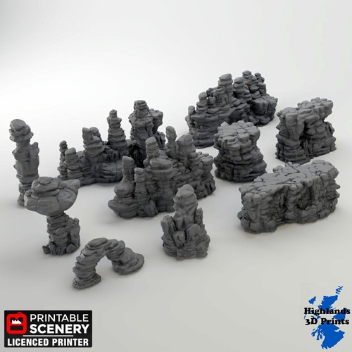 Canyon rocks scatter - canyon,