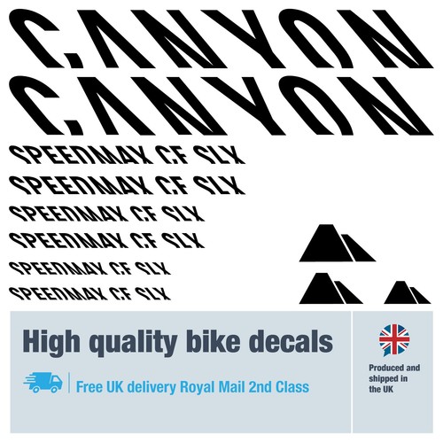 Canyon speedmax bike decals - canyon,