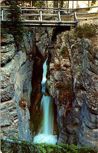 Jasper postcard maligne - jasper, ab