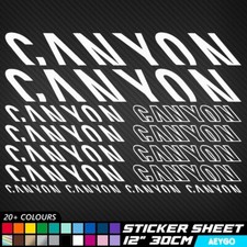 14x CANYON Vinyl Decal