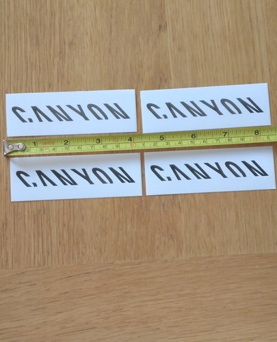 Genuine canyon mtb stickers - genuine,